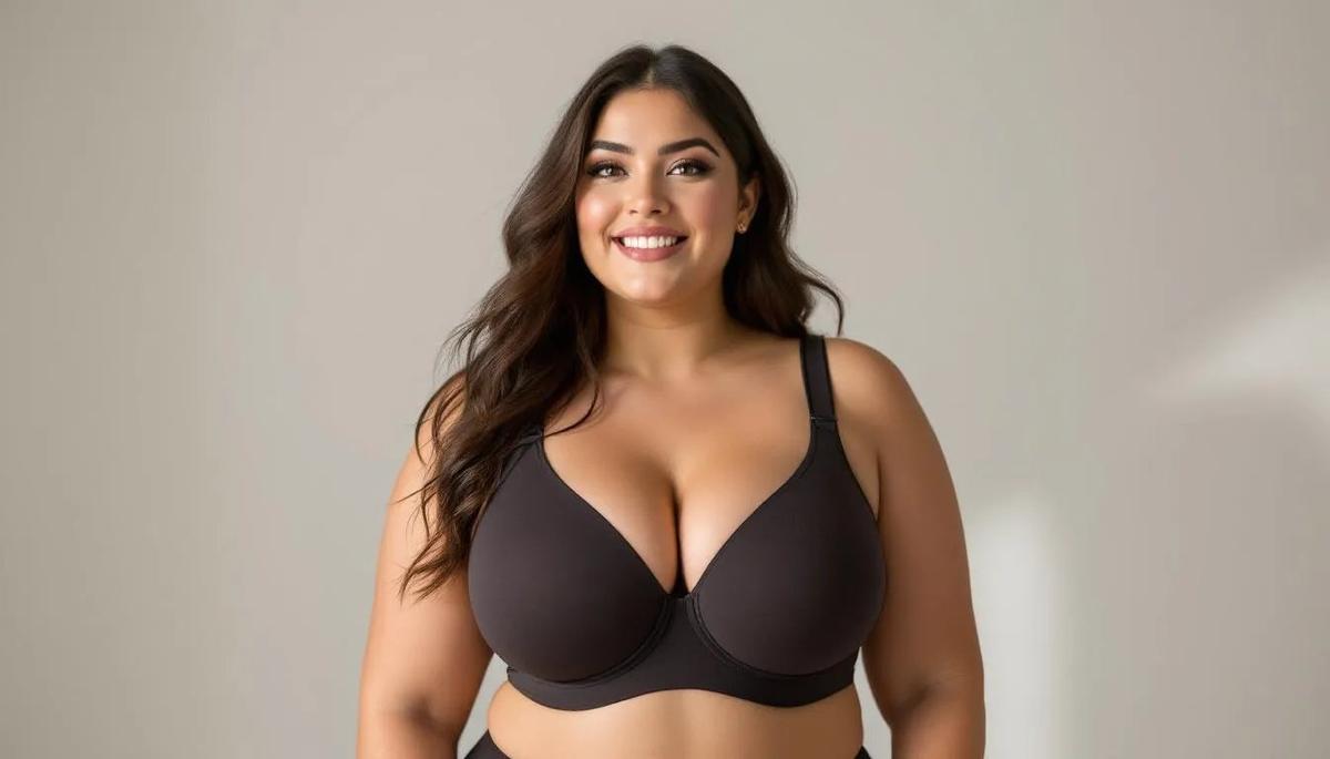 Key features of plus size bras for back fat, including adjustable straps.