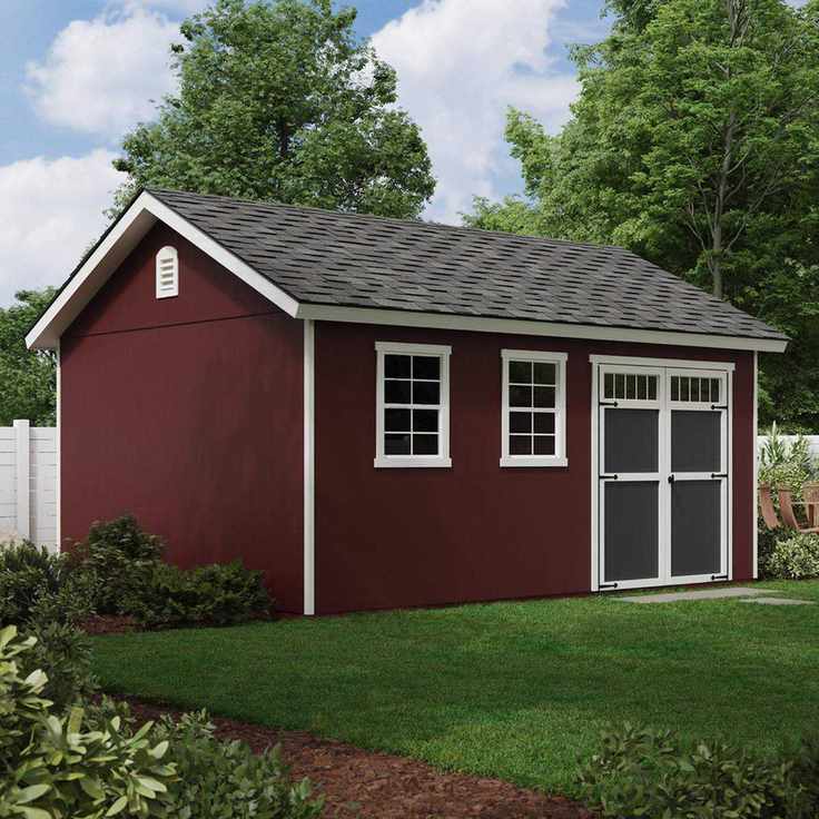 Handy Home Scarsdale Wood Storage Shed, Multiple Sizes (professional Installation Available) & Reviews | Wayfair