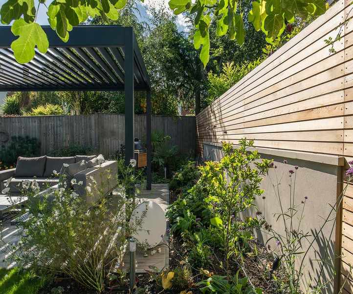 caribbean blinds black pergola blinds in garden