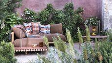 RHS Chelsea 2025 garden with terracotta hues