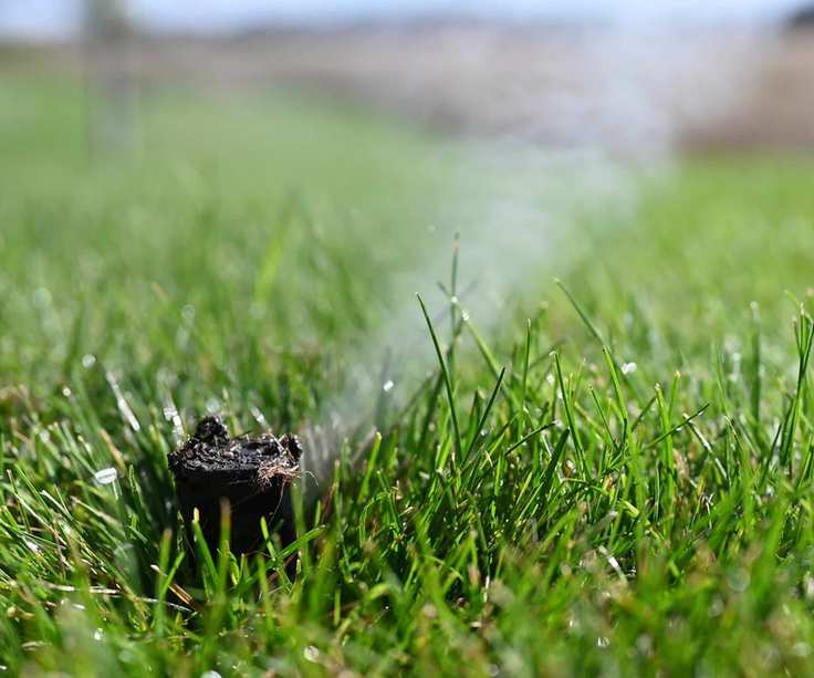Winterizing a sprinkler by blowing air through