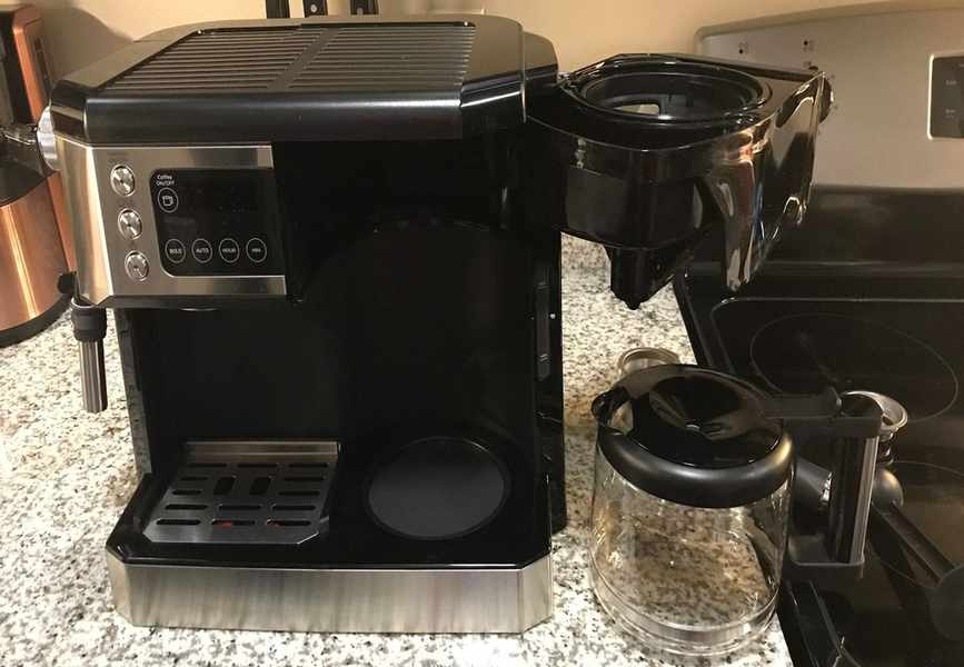 Delonghi combination coffee maker