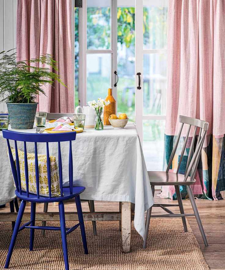 Kitchen curtain ideas color