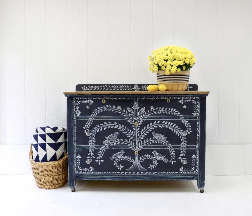 Folk art furniture