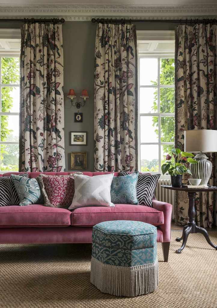 traditional decorating ideas - curtains