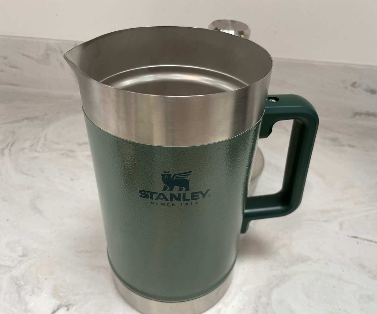 Stanley Stay Hot French Press on the countertop