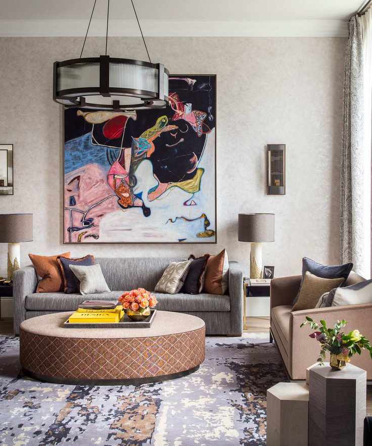 Art Deco styled living room