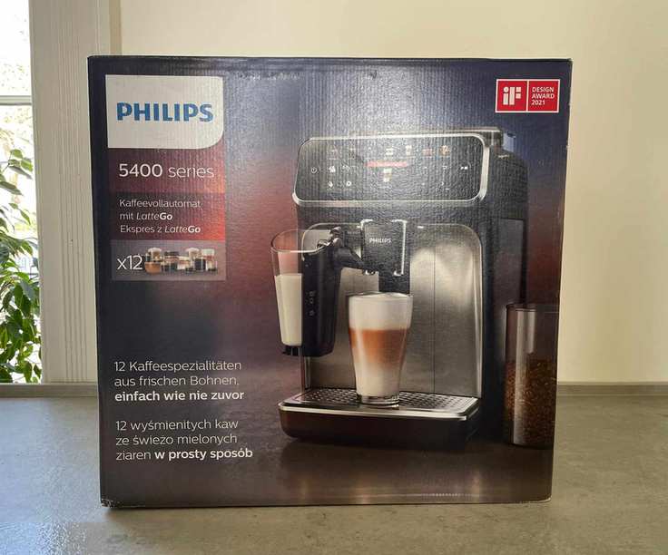 Philips 5400 Series LatteGo box
