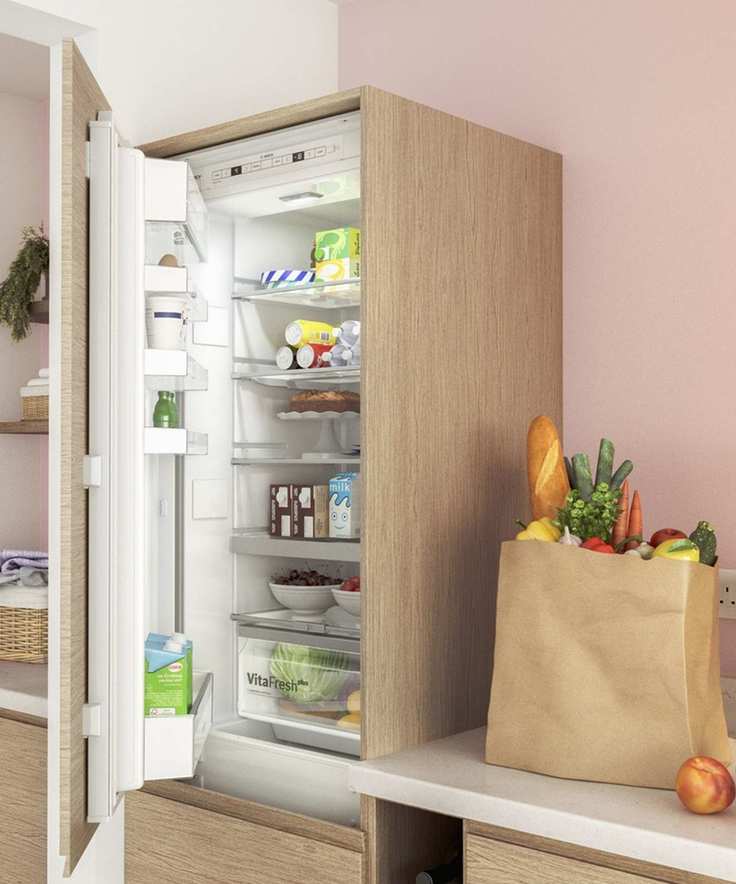 Wooden fridge
