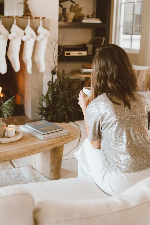 cozy stockings and holiday decor inspiration
