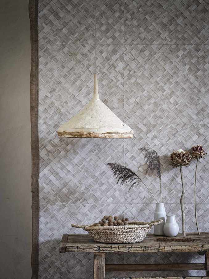 rustic country living room scheme in natural tones