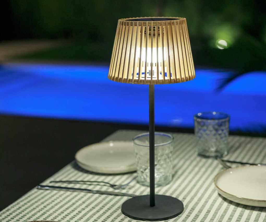 OKINAWA table lamp in the evening