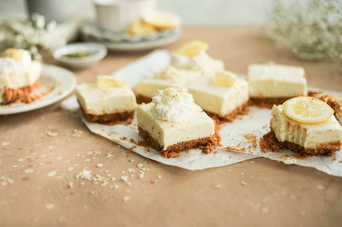 no bake lemon cardamom white chocolate slices - no bake summer dessert recipe