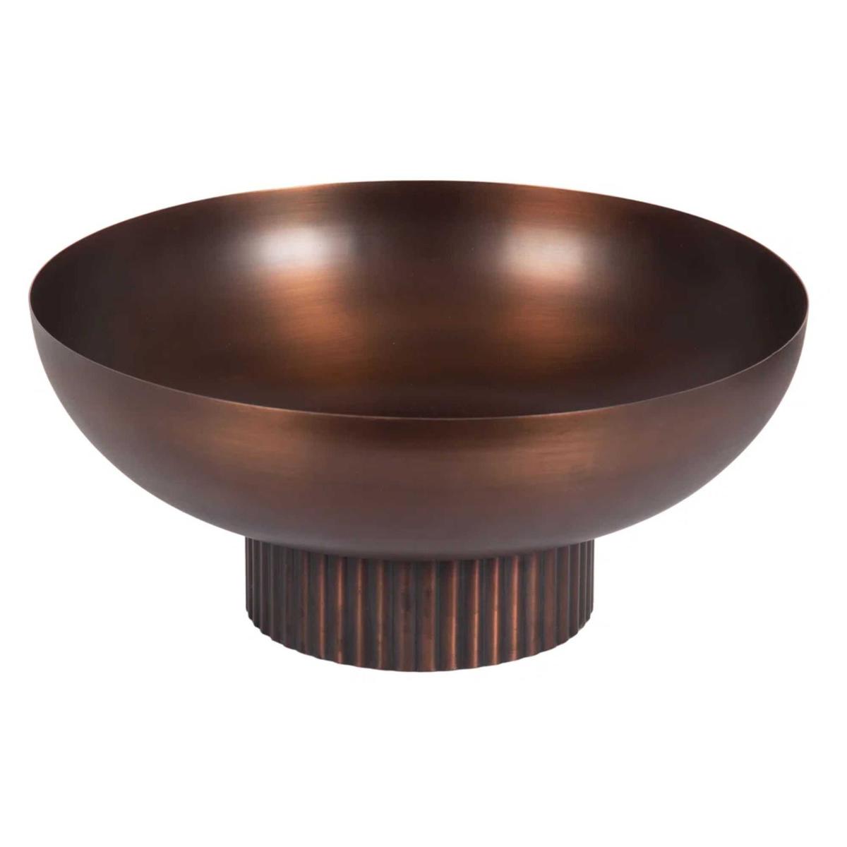 Bronze metal bowl