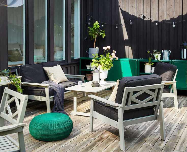 Enhance your small garden with a stylish canopy