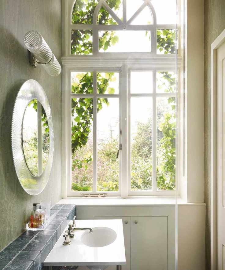 bathroom sink with mirror