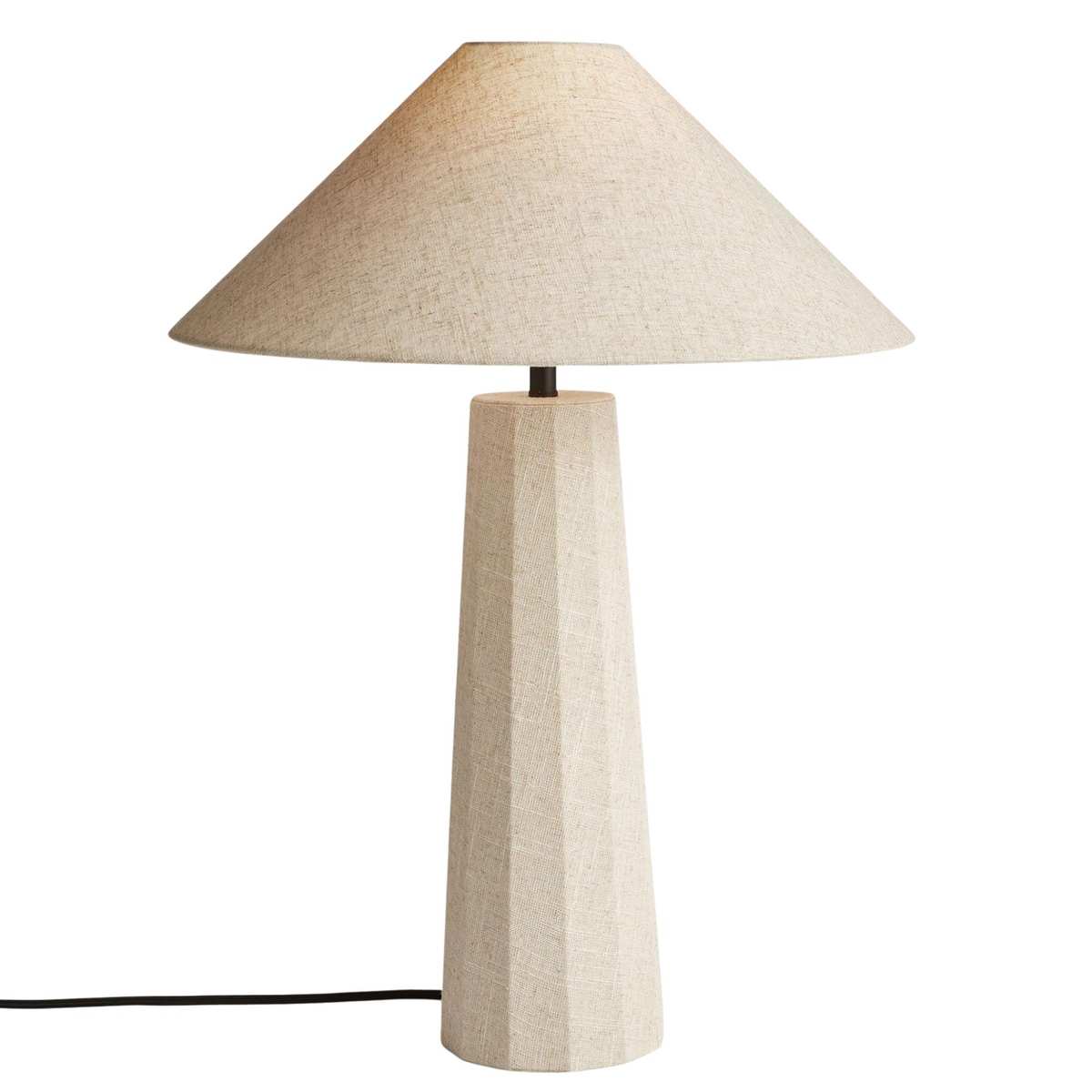 linen table lamp