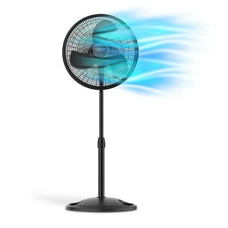 Lasko 16&amp;rdquo; 3-Speed Adjustable Oscillating Pedestal Fan, Black, S16500 New