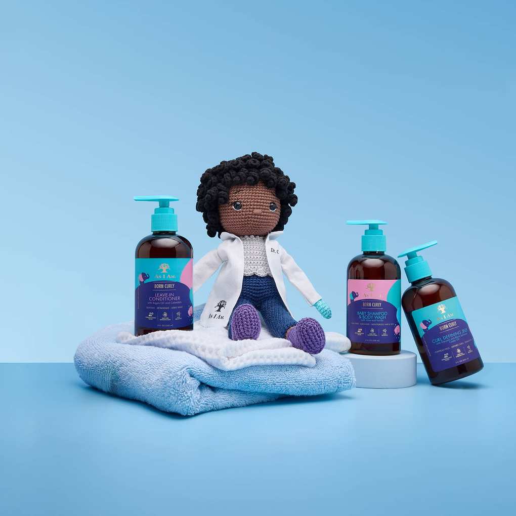 Born Curly Shampoo + Leave In + Curl Defining Jelly