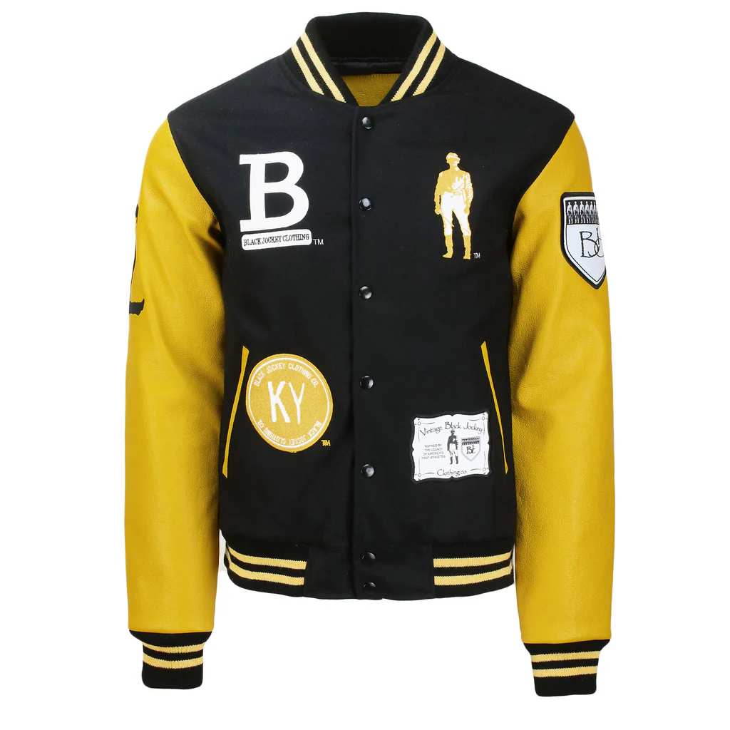 Oliver Lewis Leather Varsity Jacket