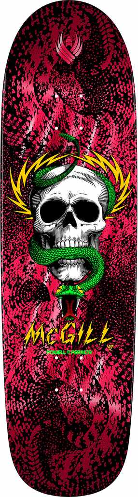PWL/P MCGILL SKULL/SNK 7 DK-9X32.4 RED FOIL flight