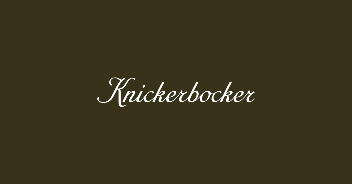 Exploring the Timeless Allure of Knickerbocker’s Menswear