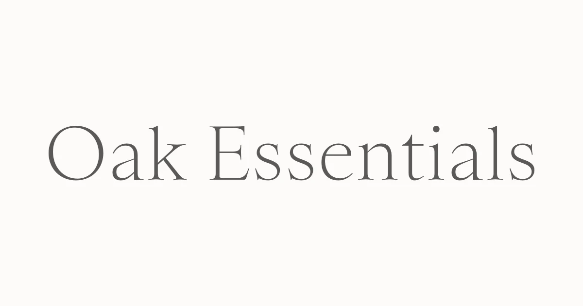 A Few Days With Oak Essentials: What I Learned