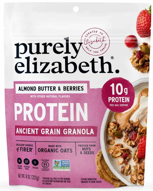 Almond Butter & Berries Protein Granola