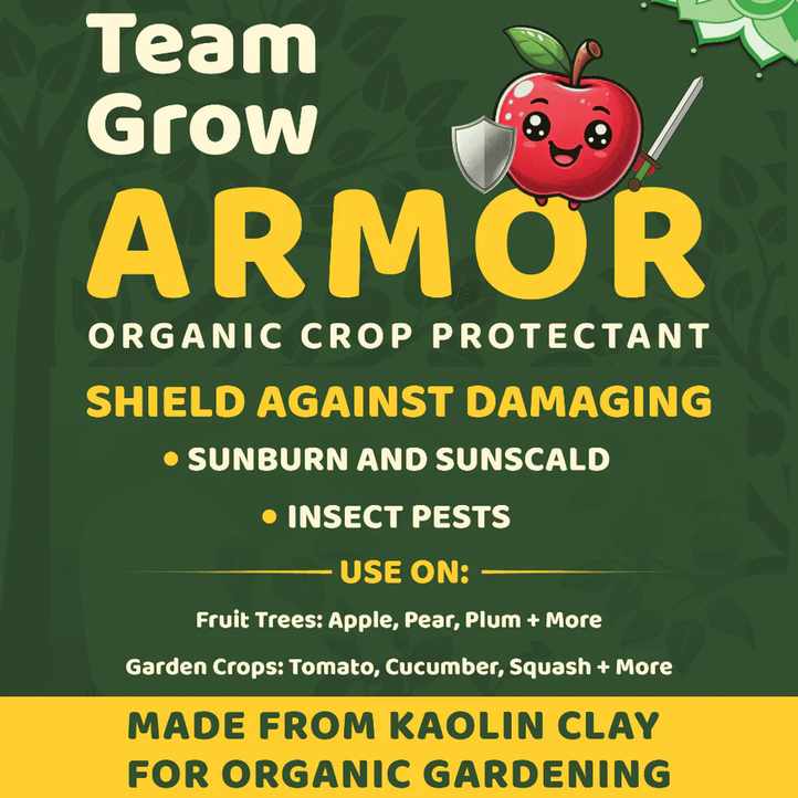 Team Grow Armor — Organic Crop Protectant (Kaolin Clay) | FREE Shipping
