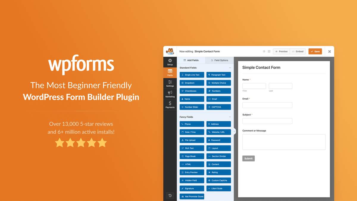 WPForms: A Seamless Journey to Form Creation