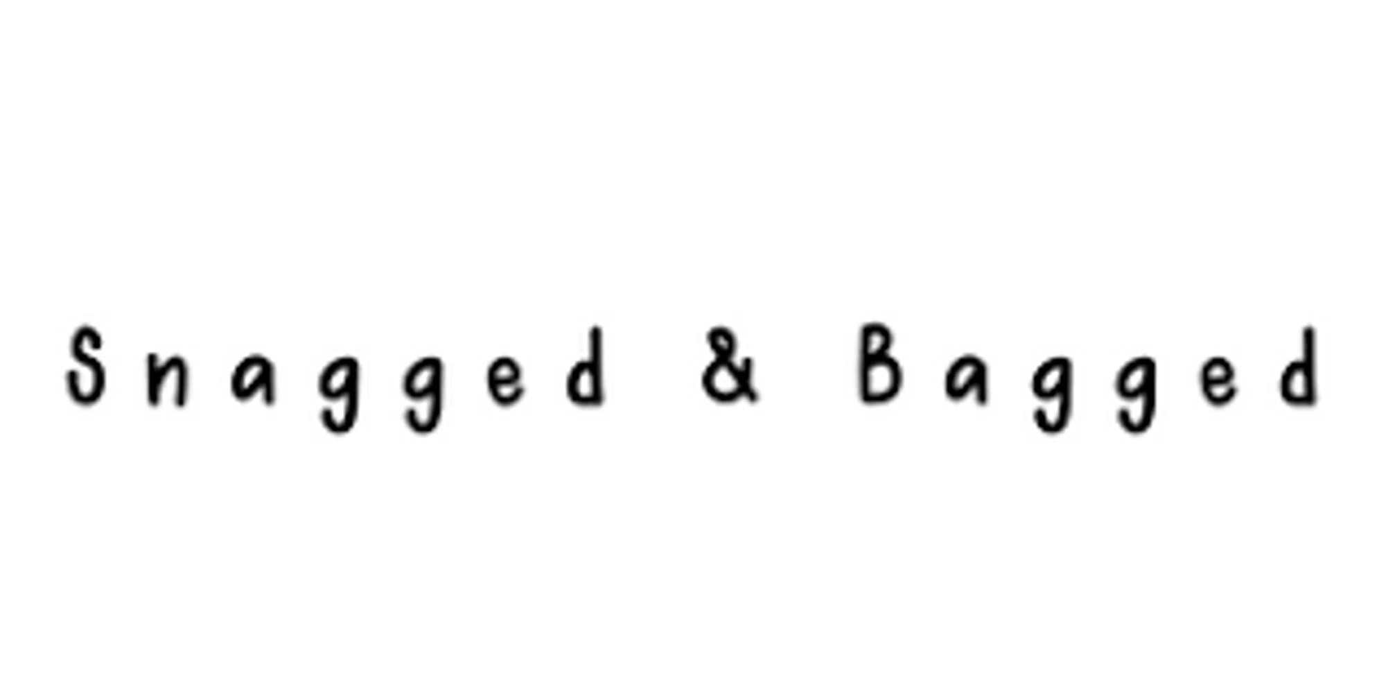 Snagged & Bagged logo