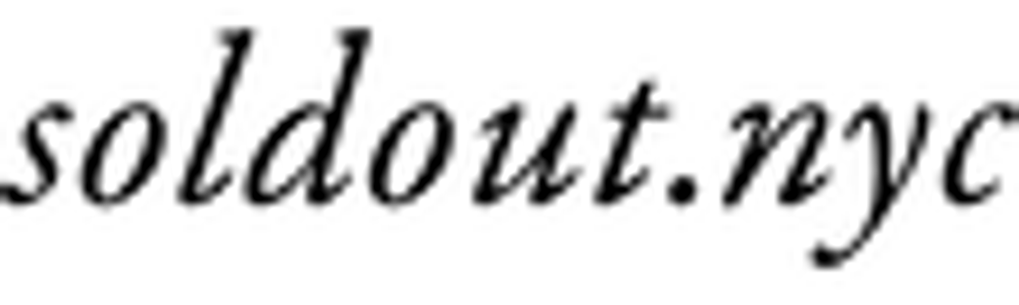 Sold Out NYC logo