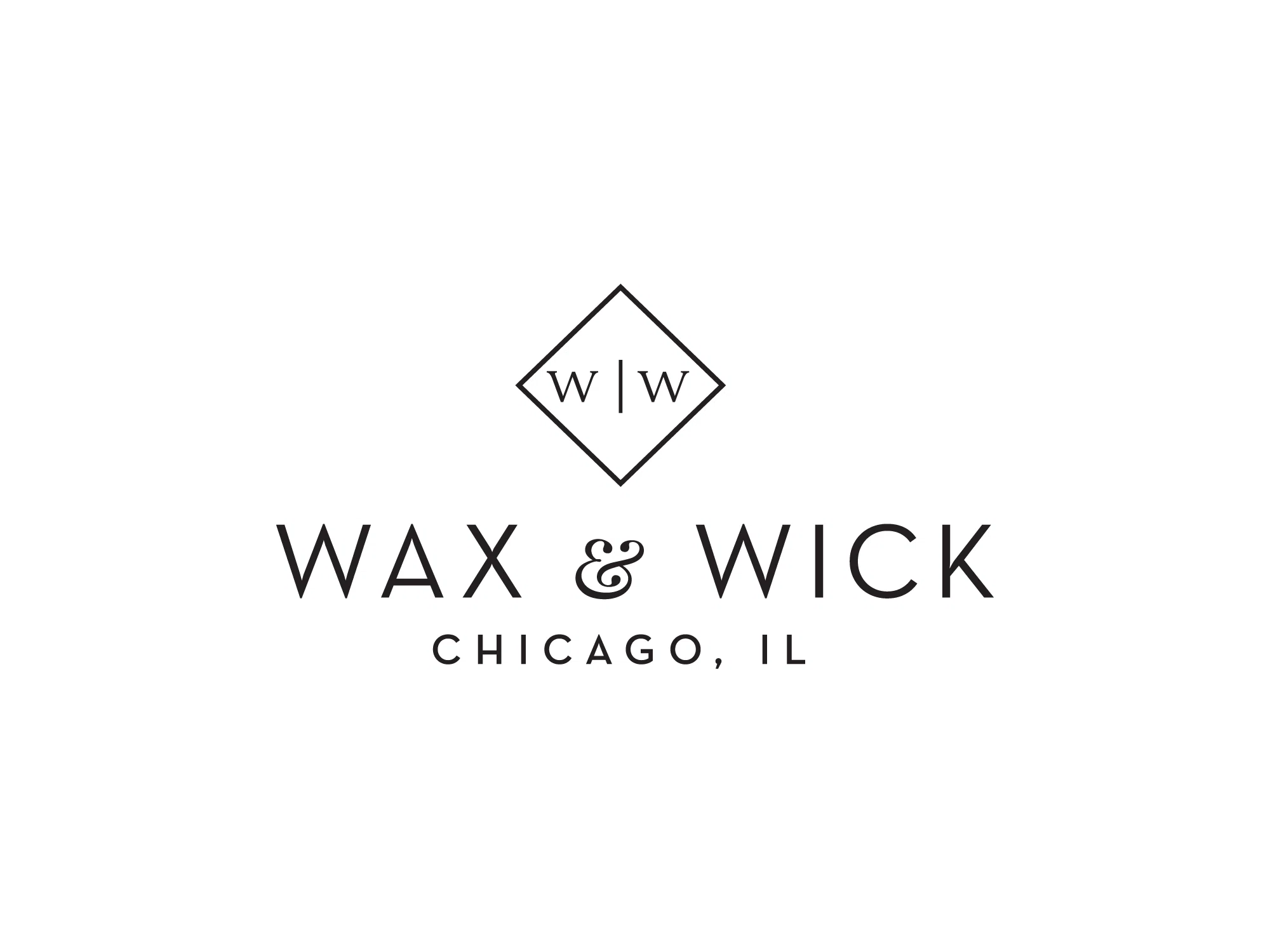 Wax & Wick logo